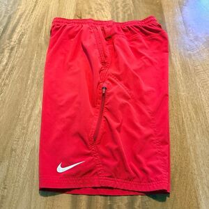 Nike Dri-FIT Men’s Red Basketball Shorts Size Medium